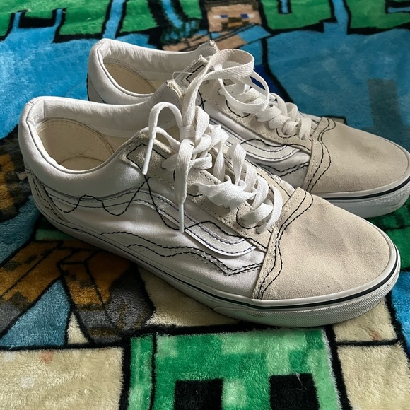 OLD SKOOL SQUIGGLE STITCH VANS M8.5/W10 - Picture 3 of 7